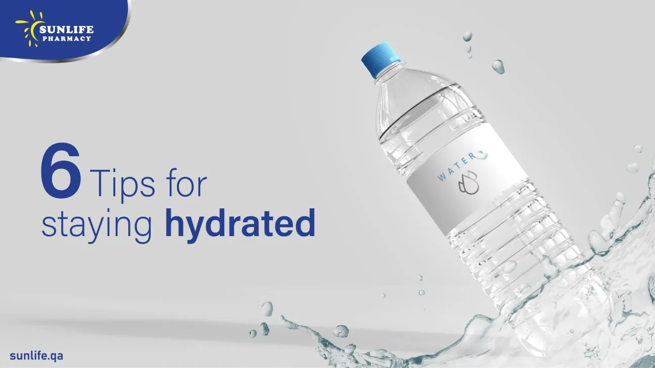 6 tips to stay hydrated