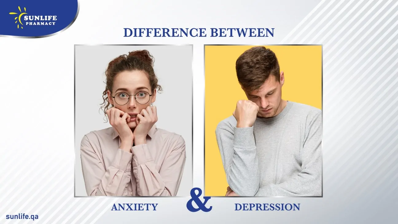 Difference between Anxiety and Depression