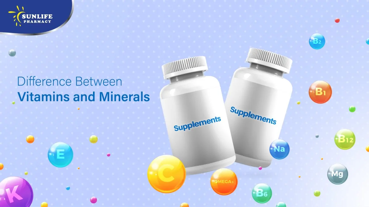 Difference Between Vitamins and Minerals