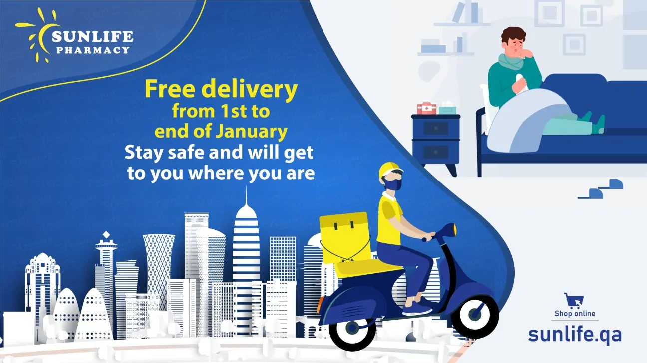 Online Pharmacy in Qatar – Free Delivery to all till 31st Jan’22