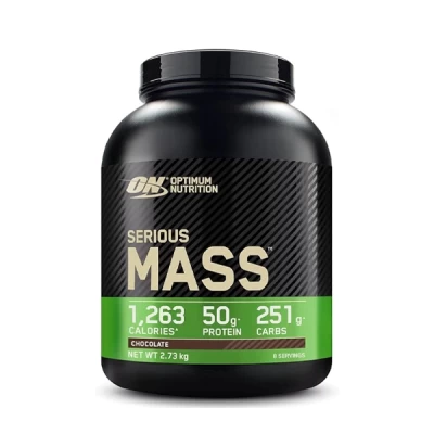 optimum nutrition serious mass chocolate 6 LB