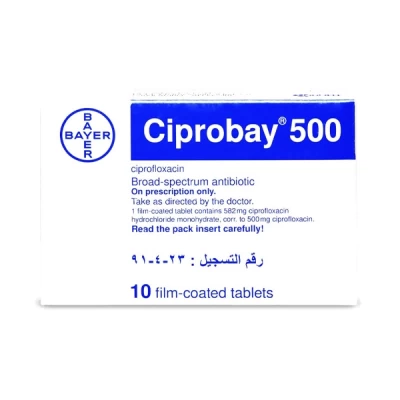 Ciprobay 500mg Tablets 10's