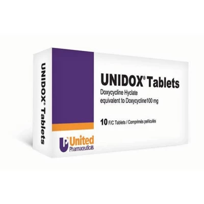 Unidox 100mg Tablets 10's