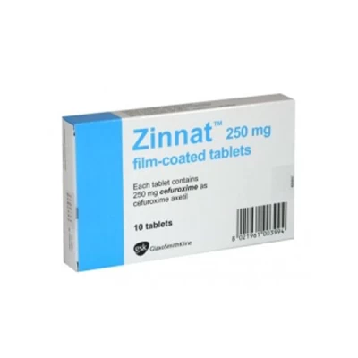 Zinnat 250mg Tablets 10's