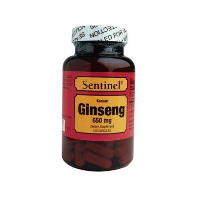 Sentinel Korean Ginseng 650mg 50 Tablets