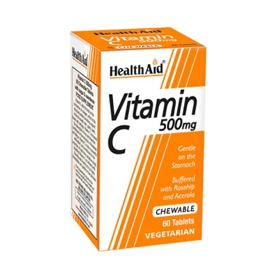 Health Aid Vitamin C 500mg Chewable 60 Tab