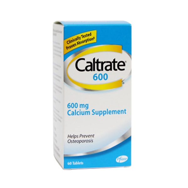 Buy Caltrate Calcium 600mg - 60 Tablets For Bone Health Support Online ...