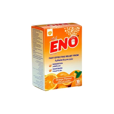 Eno Fruit Salt Orange Sachet 10's