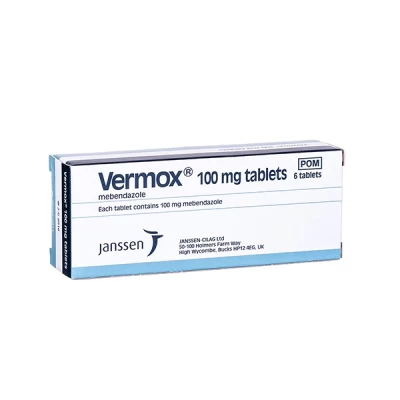 Vermox 100mg Tablets 6's
