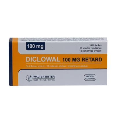 Diclowal Ret.100mg Tablets 10's