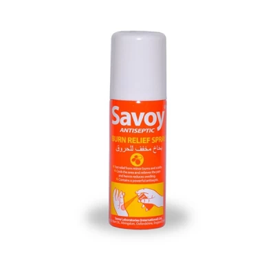 Savoy Antiseptic Burn Relief Spray 50 Ml
