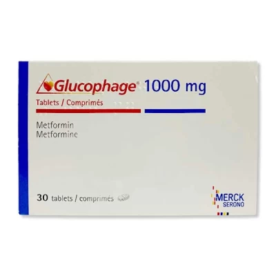 Glucophage 1000mg Tablets 30's