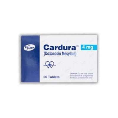 Cardura 4mg Tablet 20's