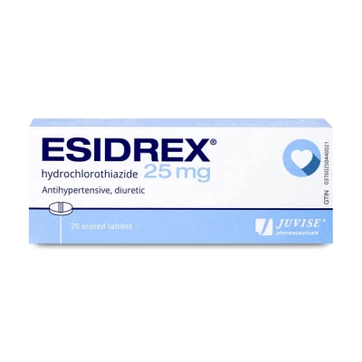 Esidrex 25mg Tablets 20's