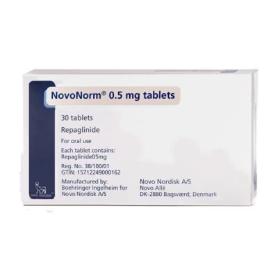 Novonorm 0.5mg Tablets 30's