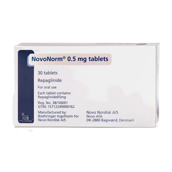 Buy Novonorm 0.5mg Tablets - Effective Solution For Blood Sugar ...