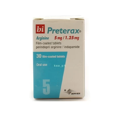 Bi Preterax 5/1.25mg Tablets 30's