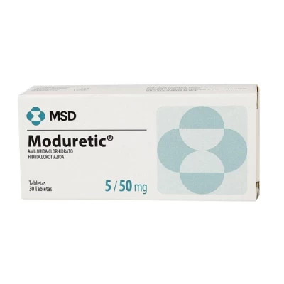 Moduretic 5mg/50mg Tablets 30's