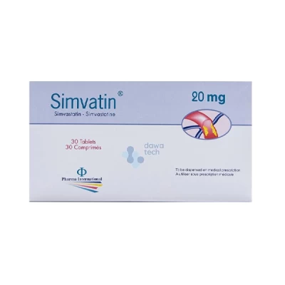Simvatin 20mg Tablets 30's