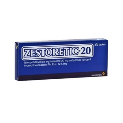 Zestoretic 20/12.5mg Tablets 28's