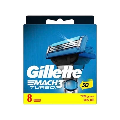 gillette mach3 turbo x 8