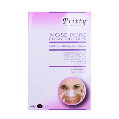 Pritty Nose Pore Cleansing Strips For All Skin Types 6 Pieces