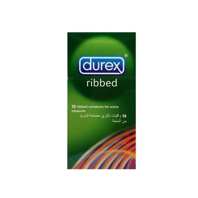 Durex Ribbed Condoms 12's