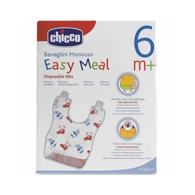 Chicco Disposable Bibs 6m 40 Pieces