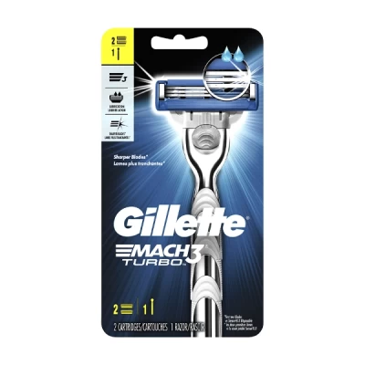 gillette mach3 turbo razor aloe 2 052