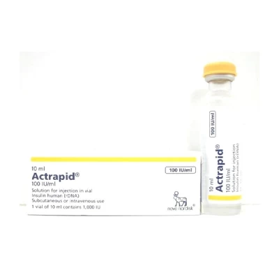 Actrapid Hm 100iu Injection 10ml 1's