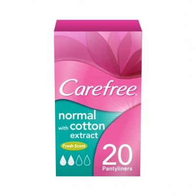 Carefree Cotton Feel Fresh Scent 20 Pantyliners