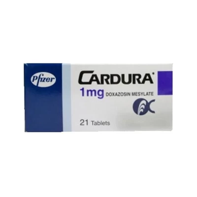 Cardura 1mg Tablet 20's