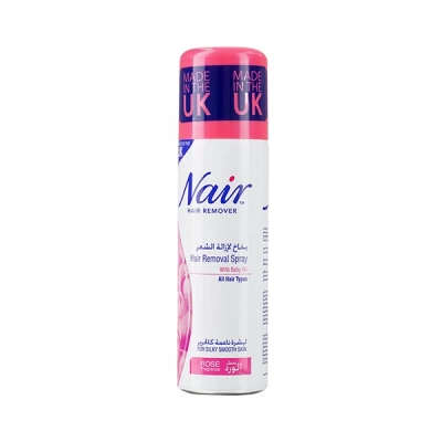 Nair Hair Removal Spray For Legs & Underarms Rose Fragrance