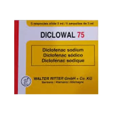 Diclowal 75 Ampoules 3ml 5's
