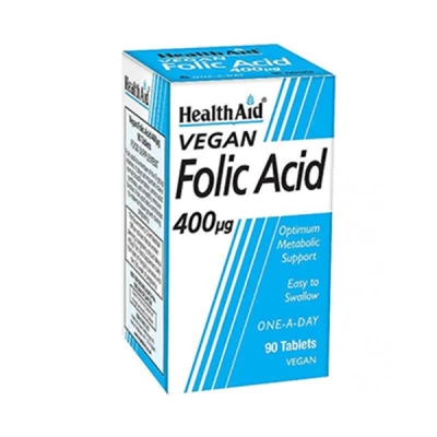 Health Aid Folic Acid 400mg Tab 90s