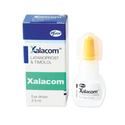 Xalacom Timolol Eye Drops 2.5ml