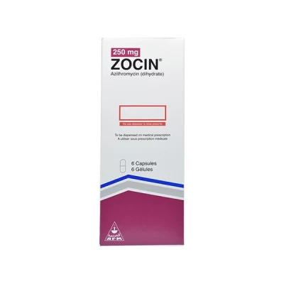 Zocin 250mg Capsules 6's