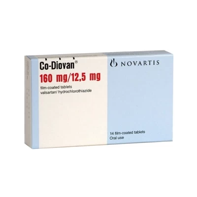 Co-diovan 160/12.5mg Tablets 28's