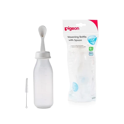 Pigeon Weaning Bottle With Spoon 240 Ml