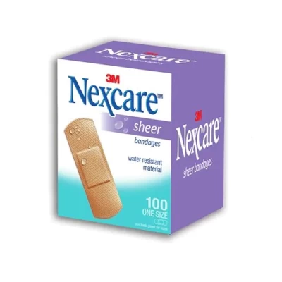 Nexcare Sheer Band Assorted 50 Pieces