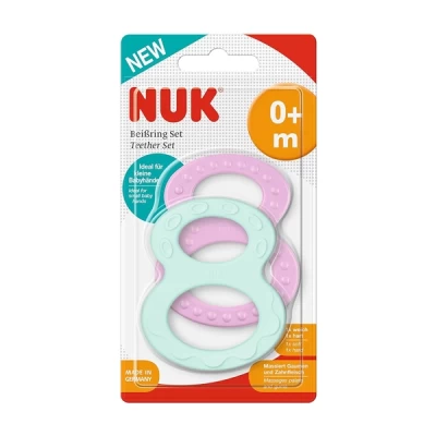 Nuk Cooling Teething Ring Set Blc
