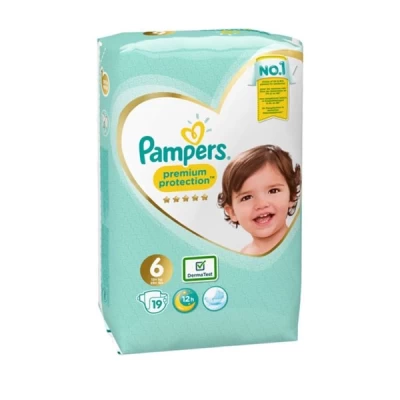 Pampers Premium Protection Size Three 19 Diapers