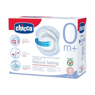 Chicco Nursing Breast Pads 30 Pieces