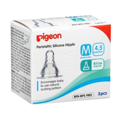 Pigeon Silicone Nipple Medium 3 Pcs