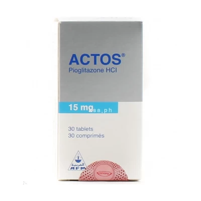 Actos 15mg Tablets 30's