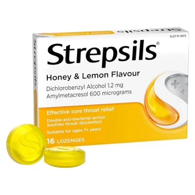 Strepsils Honey & Lemon Lozenges 18's