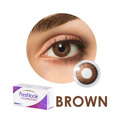 Freshlook Brown Monthly Lenses