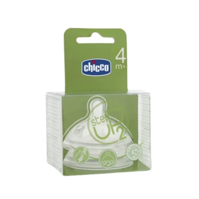 Chicco Step Up 2 Silicon Teat 4m+