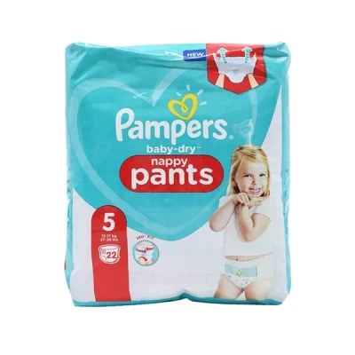 Pampers Baby Dry Pants Size Five 22 Pants
