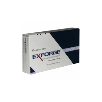 Exforge 5/160mg Tablets 28's